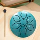 Ручний язичковий барабан / міні глюкофон на 6 нот Tongue Drum музичний інструмент для медитації і йоги + паличка і сумка, бірюзовий "G" (99442464) - зображення 6