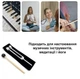 Камертон для музыкальных инструментов и звуковой терапии, инструмент для слуха и медитации / йоги + молоток и сумка, 128 Гц, серебристый (99436500) - изображение 2