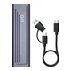 Внешний карман DM HD1600 для M.2 SSD NVMe (PCIe) / NGFF (Sata) Type-C USB 3.2 Gen 2 - изображение 1