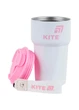 Термокружка KITE 450 мл белая розовая (K25-1220-3) - изображение 4