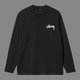 Лонгслів Stussy 0001 чорного кольору, розмір L - зображення 1