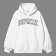 Худи Supreme 0002 белого цвета, размер S - изображение 1
