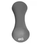 Гантель неопренова PowerPlay 4126 Spartacus 4 кг Серая 1 шт (PP_4126_4kg) - изображение 2