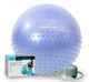 Мяч для фитнеса (фитбол) полумассажный PowerPlay 4003 Ø75 cm Gymball Sky Blue + насос (PP_4003_75_Sky_Blue) - изображение 1
