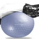 Мяч для фитнеса (фитбол) полумассажный PowerPlay 4003 Ø75 cm Gymball Sky Blue + насос (PP_4003_75_Sky_Blue) - изображение 3