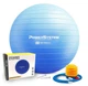 М'яч для фітнесу (фітбол) Power System PS-4011 Ø55 cm PRO Gymball Blue (PS-4011_55cm_Blue) - зображення 1