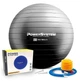 Мяч для фитнеса (фитбол) Power System PS-4012 Ø65 cm PRO Gymball Black (4012BK-0) - изображение 1