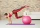 Мяч для фитнеса (фитбол) Power System PS-4011 Ø55 cm PRO Gymball Pink (4011PI-0) - изображение 8