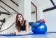 М'яч для фітнесу (фітбол) Power System PS-4011 Ø55 cm PRO Gymball Blue (PS-4011_55cm_Blue) - зображення 4