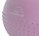 Мяч для фитнеса (фитбол) полумассажный PowerPlay 4003 Ø65 cm Gymball Лиловый + насос (PP_4003_65cm_Violet) - изображение 2