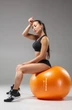 М'яч для фітнесу (фітбол) Power System PS-4013 Ø75 cm PRO Gymball Orange (PS-4013_75cm_Orange) - зображення 3