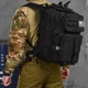 Рюкзак Silver Knight USA 45 л Oxford 800D с креплением Molle черный 50х30х30 см - изображение 1