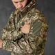 Демисезонная мужская куртка Military plus Softshell хищник размер L - изображение 6