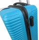 Малый пластиковый чемодан на колесах 45L GD Polo 60k001 голубой - изображение 5