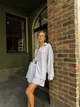 Жіночий літній костюм сорочка і шорти у смужку Uaclothes 42-44 Білий (like31137-113541349) - изображение 3