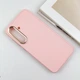 TPU чохол Bonbon Metal Style для Samsung Galaxy S24 Рожевий / Light pink - изображение 3