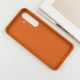 TPU чохол Bonbon Metal Style для Samsung Galaxy S24+ Помаранчевий / Papaya - изображение 4