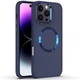 TPU чохол Bonbon Metal Style with MagSafe для Apple iPhone 16 Pro (6.3") Синій / Cosmos Blue - изображение 1