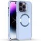 TPU чохол Bonbon Metal Style with MagSafe для Apple iPhone 16 Pro (6.3") Блакитний / Mist Blue - зображення 1