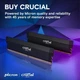 Пам'ять для настільних комп'ютерів Crucial 32 GB (2x16GB) DDR5 6000 MHz Pro Overclocking (CP2K16G60C36U5B) - зображення 6