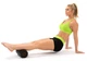 Массажный ролик EasyFit Solid Roller v.1.1s 33 см черный 4695636 - изображение 5