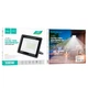 Уличный Фонарь Прожектор кронштейн HOCO DL13 Ultra thin outdoor LED flood light |100W, IP66| Черный - изображение 9