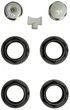 Комплект подключения радиатора ASG 3/4" графитовый - изображение 1