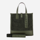 Torba shopper damska IUNTOO 115003-GRIGIO+TEDDY-GRIGIO Szara (800070310029) - obraz 4