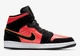 Кроссовки женские Jordan 1 Mid Black Hot Punch 39 Комбінований BQ6472-006 - изображение 3