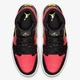 Кроссовки женские Jordan 1 Mid Black Hot Punch 39 Комбінований BQ6472-006 - изображение 4