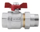 Кран шаровой "Американка" Icma 1 1/4" прямой №347 (87347AG11) - изображение 3