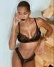 Шелковый бюстгалтер женский Empress Mimi London Черный (E0620br black (S)) - изображение 2