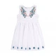Платье с цветочным орнаментом Bembi 4 года (104 см) белый (ПЛ286-100-g(tericotton)-4) - изображение 1