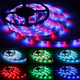 Умная светодиодная лента 5 м led rgb 5050 лед подсветка в комнату с пультом и bluetooth приложением диодная для комнаты самоклеющаяся водостойкая гибкая multicolor - изображение 5