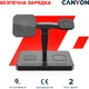 Бездротовий зарядний пристрій Canyon WS-404 QI 4 в 1 15 Вт Black (CNS-WCS404) - зображення 2