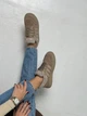 Кеды зимние женские ShoesBand Бежевые натуральная замша с вставками кожи на меху 41 (26,5 см) (S57101з) - изображение 3