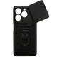 Чехол Fiji Camera Defence для Realme Note 60 (RMX3933) бампер с защитой камеры и подставкой Black - изображение 2