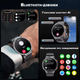 Военные смарт-часы для мужчин Smart Watch, 1,85" HD, смарт-часы со светодиодным фонариком для Android iOS - изображение 2