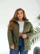 Куртка женская димисезонная хаки 56-58 р2322А.801 - изображение 3