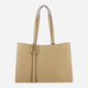 Torba shopper damska skórzana Furla Nuvola L WB01371BX20451257S1007 Beżowa (800070325838) - obraz 2