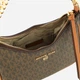 Сумка багет женская маленькая Michael Kors 32H1GT9C1B-252 Коричневая (800070270939) - изображение 4