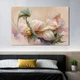 Картина на холсте Бледно-розовый цветок 51x34 см (V394-1_M) - изображение 1