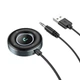 Bluetooth-ресивер BOROFONE BC58 Gamble Bluetooth 5.3 с микрофоном, громкой связью и LED-подсветкой Metal Gray - изображение 1