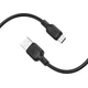 Кабель BOROFONE BX113 Lenny USB-A to Micro-USB – кабель для заряджання та передачі даних, 2,4 A, 1 м Black - зображення 2
