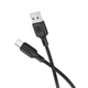 Кабель BOROFONE BX113 Lenny USB-A to USB-C – кабель для зарядки и передачи данных, 3 A, 3 м Black - изображение 3