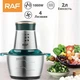 Кухонный измельчитель блендер мясорубка с металлической чашей 2л 1000Вт RAF R.7029 - изображение 2
