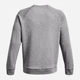 Bluza bez kaptura męska Under Armour UA Rival Fleece Crew 1379755-025 S Szara (196884798604) - obraz 6
