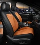 Чехлы на передние сиденья автомобиля 3D экокожа и алькантара Elegant Modena EL 700 235 коричневого цвета - изображение 2