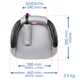 Детский бустер автокресло с ISOFIX Capsula JR5X (III) 773 120 серого цвета - изображение 5