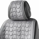 Премиум накидки для передних сидений BELTEX BX85250 Chicago grey 2шт - изображение 2